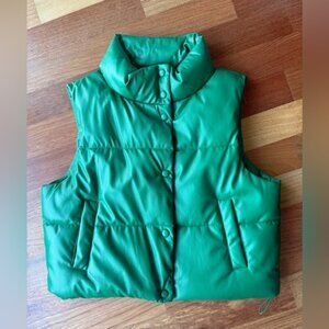 Green Puffer Vest